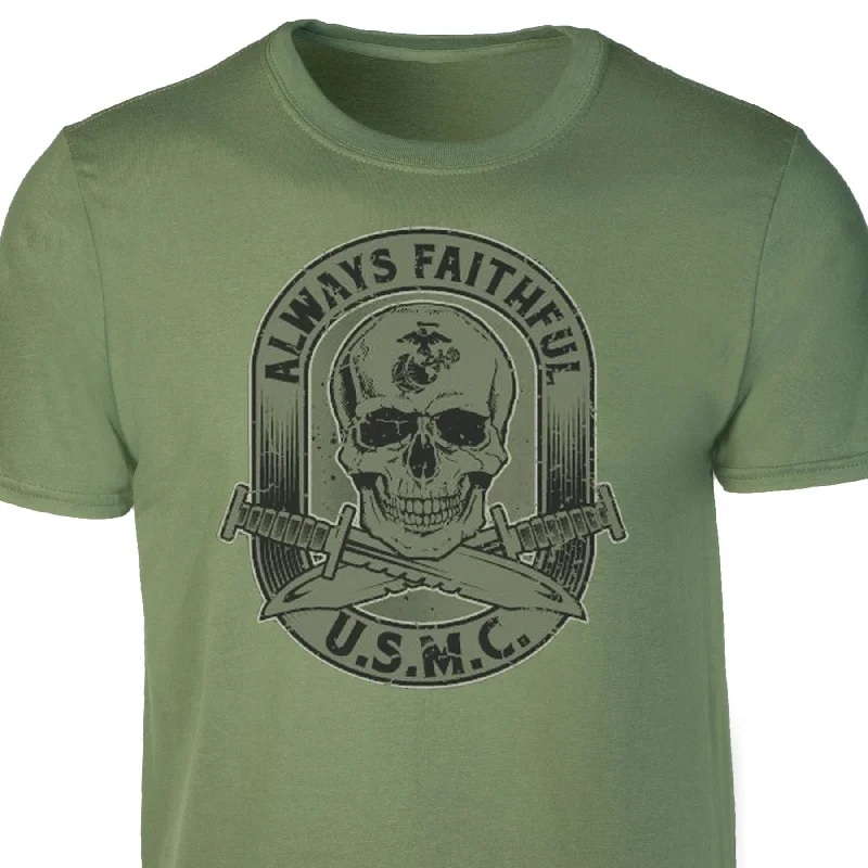 Men's UV - protection t - shirts for outdoor activities in the sunUSMC Always Faithful T-shirt