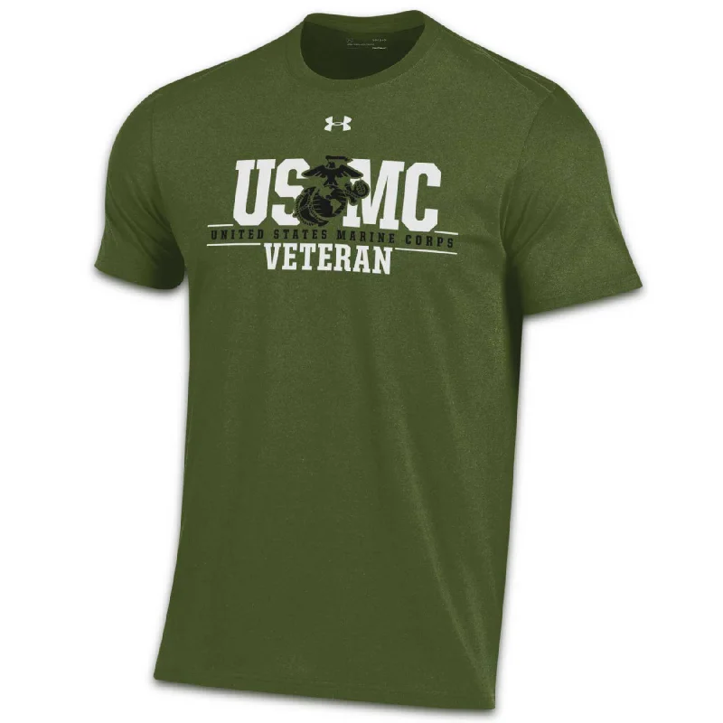 Men's thermal t - shirts with a high - neck design for cold weatherMen's USMC Veteran Performance T-shirt