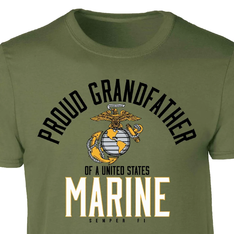 Men's moisture - wicking athletic t - shirts for intense workoutsPersonalized Proud "Family" Of A United States Marine T-Shirt