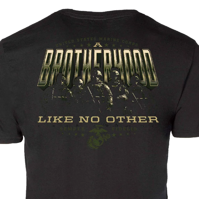 Men's plus - size pocket t - shirts with a classic lookUSMC Brotherhood Like No Other T-shirt