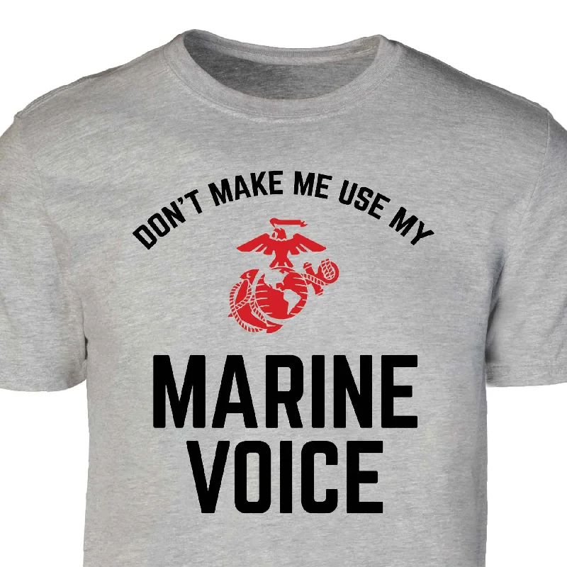 Men's mock - neck t - shirts with a modern and sleek styleMarine Voice T-shirt