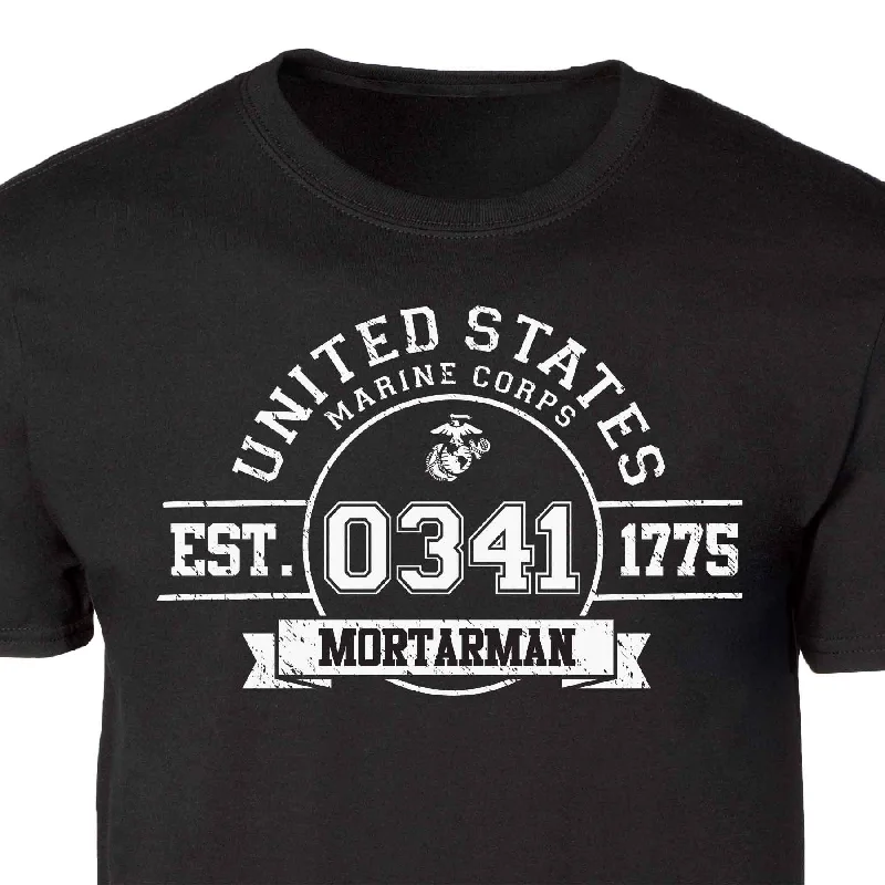 Men's moisture - wicking athletic t - shirts for intense workoutsChoose Your Marine MOS Est. 1775 T-shirt