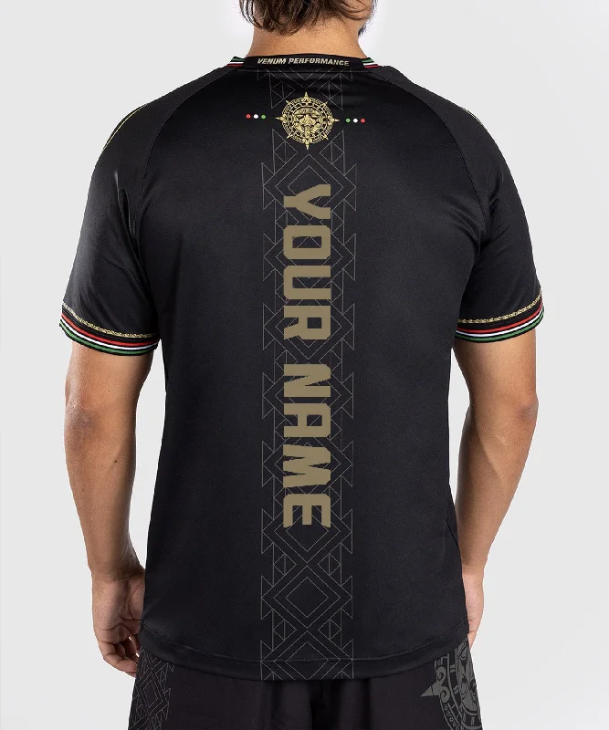 Men's button - front t - shirts with a unique artistic printUFC Noche by Venum Personalized Authentic Fight Night Men's Walkout Jersey - Black