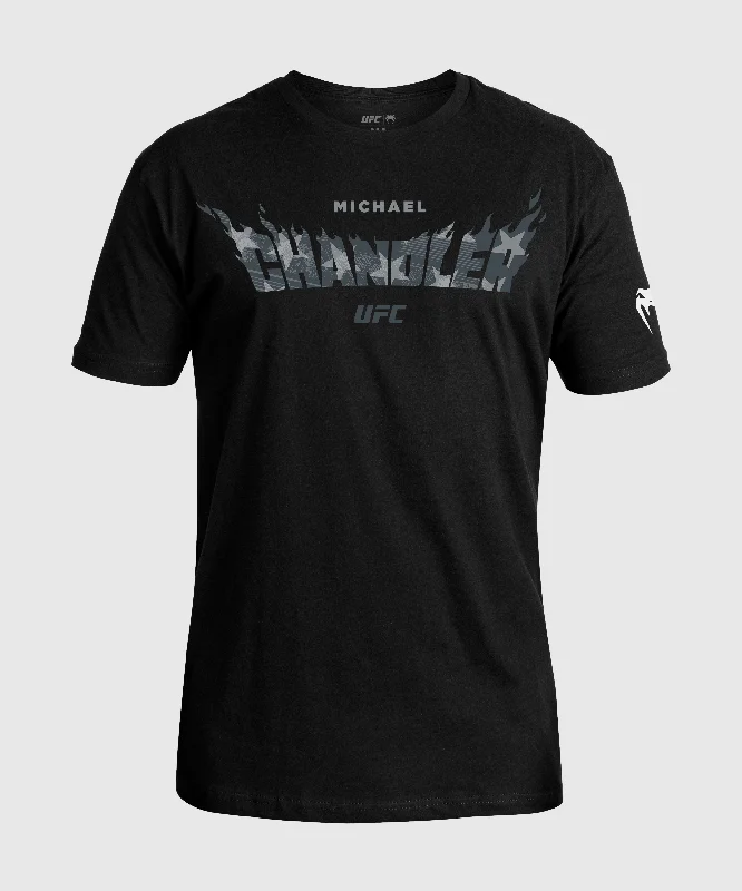 Men's moisture - wicking athletic t - shirts for intense workoutsUFC Unrivaled by Venum Michael Chandler Men’s T-Shirt - Black