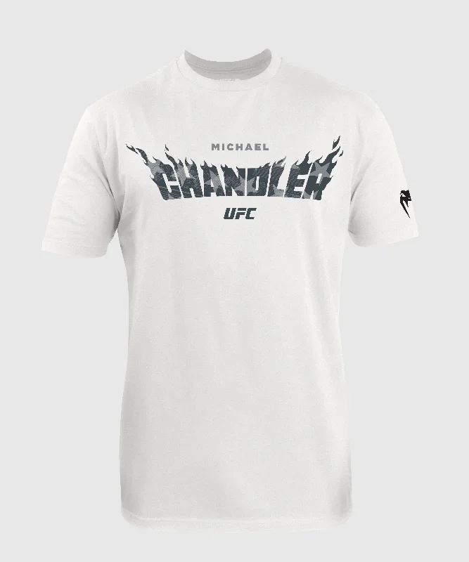 Men's eco - friendly recycled t - shirts for sustainable fashion choicesUFC Unrivaled by Venum Michael Chandler Men’s T-Shirt - White