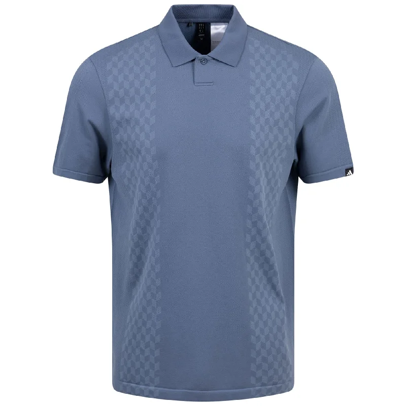 Men's two - tone stripe polo shirts with a preppy styleUltimate365 Tour PRIMEKNIT Polo Preloved Ink - SS24