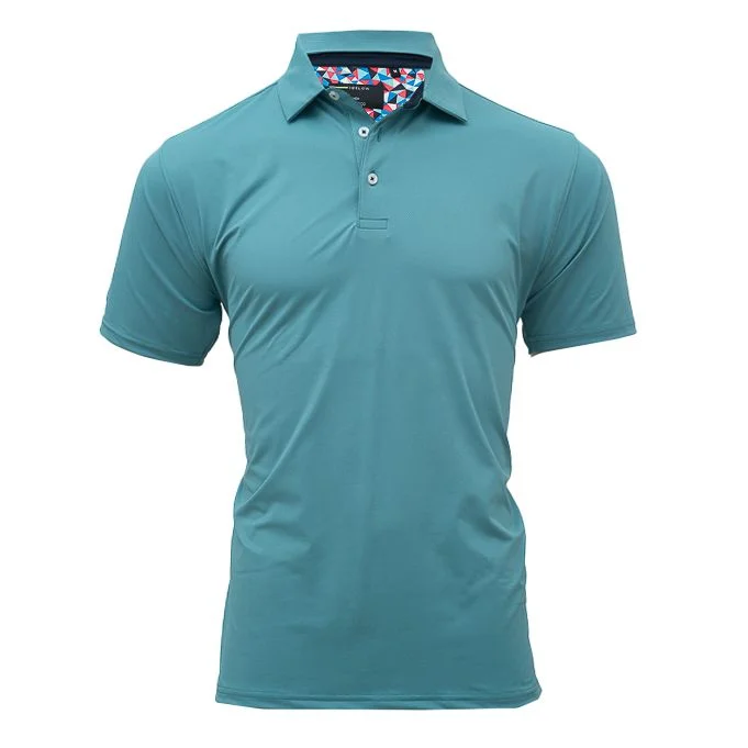 Men's mock - neck t - shirts with a modern and sleek styleWATERFALL MEN'S GOLF T-SHIRT